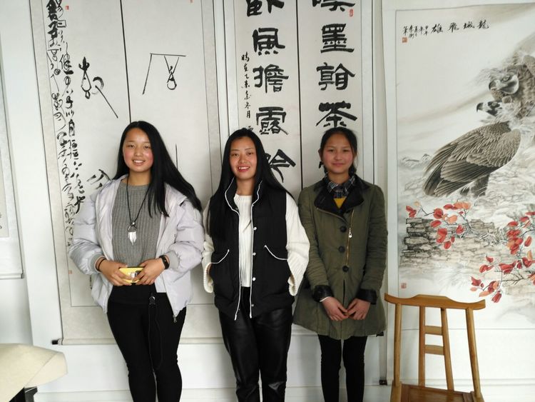 南陽工業(yè)學(xué)校書法協(xié)會(huì)部分成員